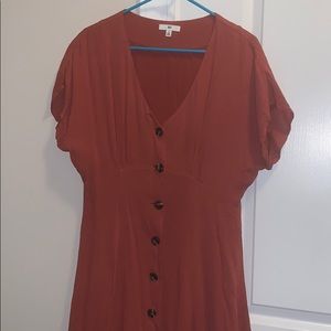Burnt orange dress